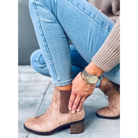 Botas de salto largo Fill Beige bege 2