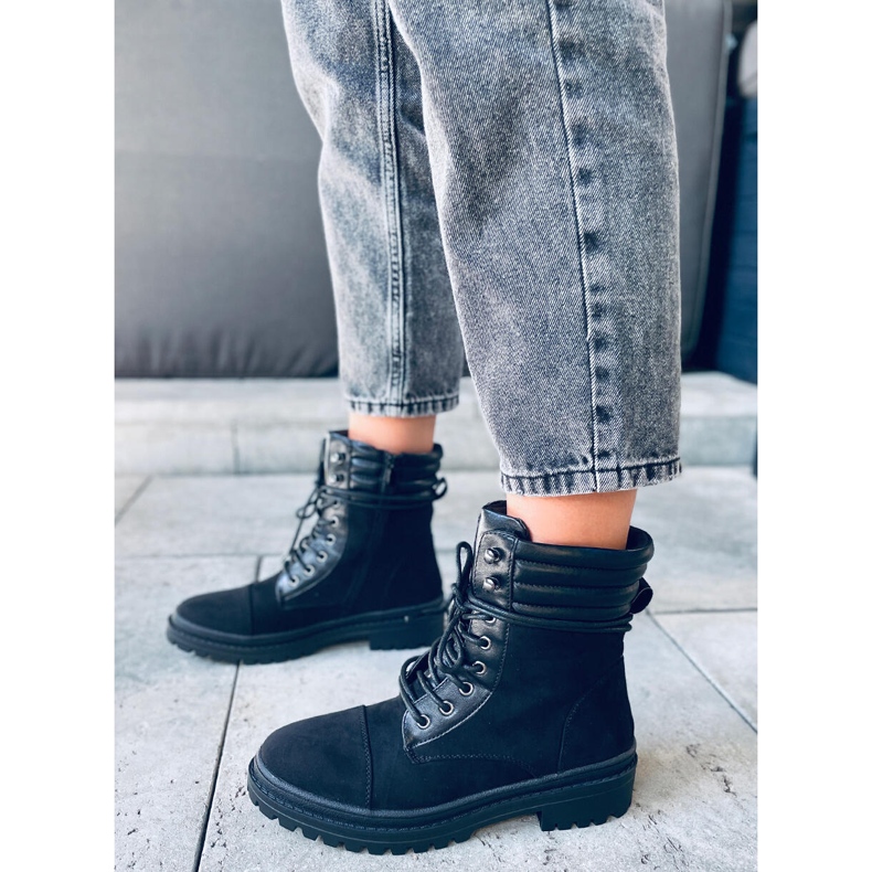 Botas de trabalho femininas Gaba Black preto 2