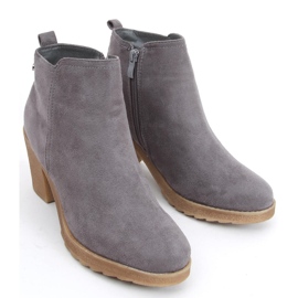 Botas de salto largo da Wimko Grey cinza 1
