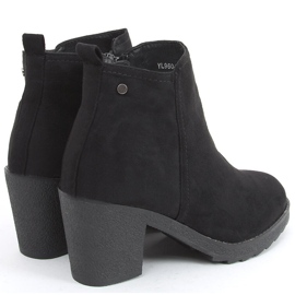 Botas Wimko Black de salto largo preto 1