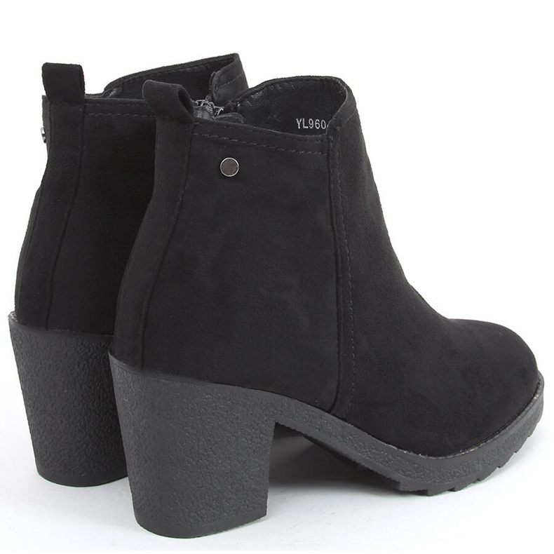 Botas Wimko Black de salto largo preto 1