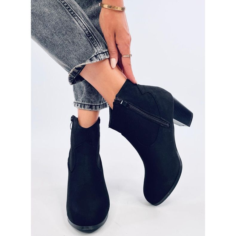 Desfazer botas de cowboy pretas preto 1