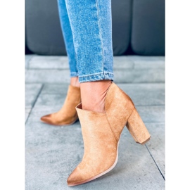 Botins Ankara Camel castanho 1