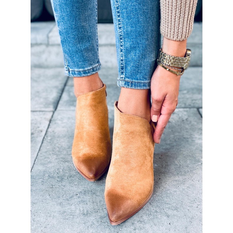 Botins Ankara Camel marrom 2