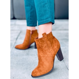 Salto alto clássico Jette Camel marrom 1