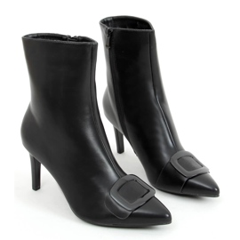 Botas com salto agulha Etna Black preto 1