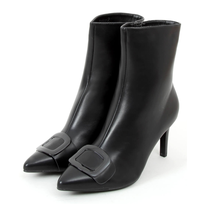 Botas com salto agulha Etna Black preto 2 Botas com salto agulha Etna Black preto 2