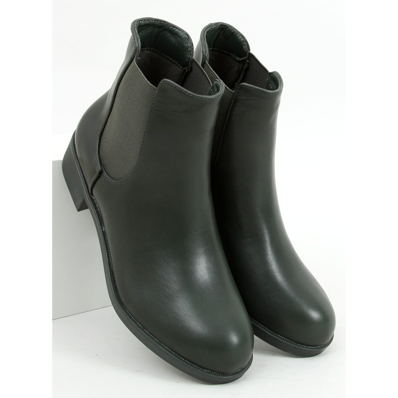 Botas Chelsea femininas clássicas Modena Atpovirens verde 1