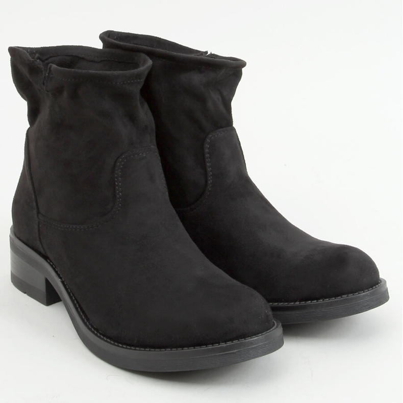 Botas femininas clássicas Angela Black preto 1