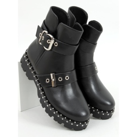 Botas militares com tachas Soprano Black preto 1
