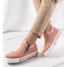 Lovelo Tênis slip on rosa 1