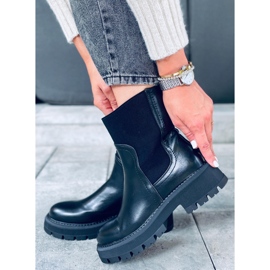Botas Chelsea com cano alto Cillo Black preto 1 Botas Chelsea com cano alto Cillo Black preto 1