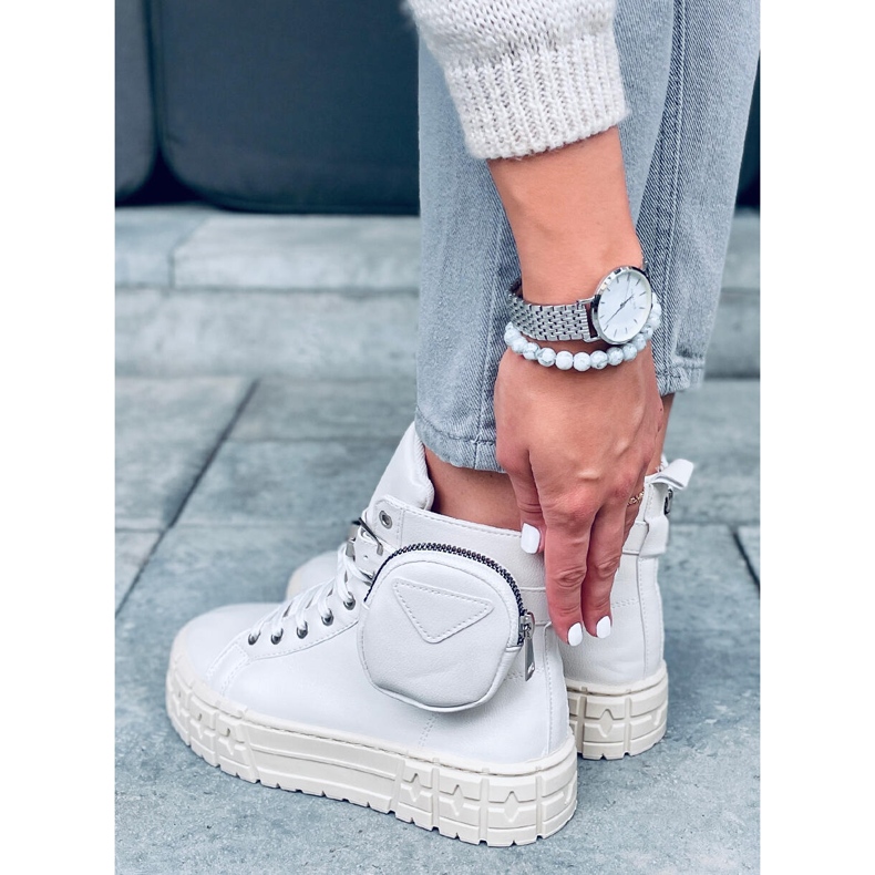 Tênis cano alto bege Burn Beige 1