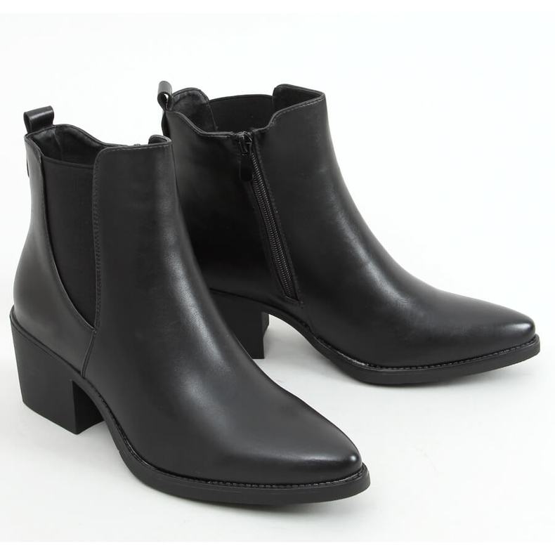 Bota cano baixo Melba Black preto 1