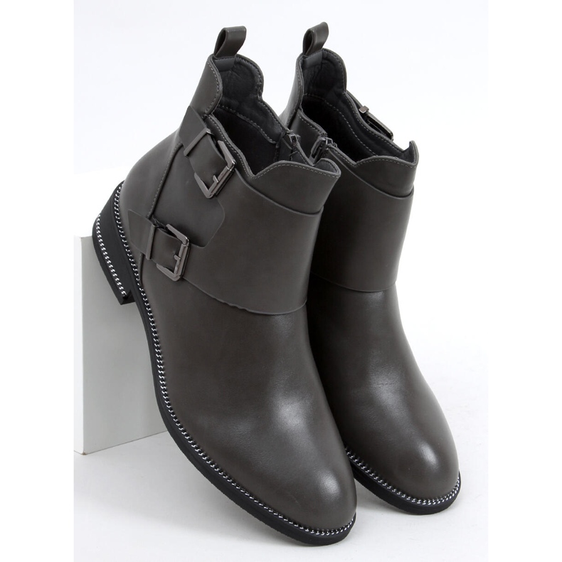 Botas chelsea femininas de Kenn Gray cinza 2
