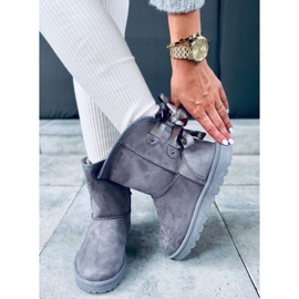 Botas de neve Emusy com arcos Stella Gray cinza 1
