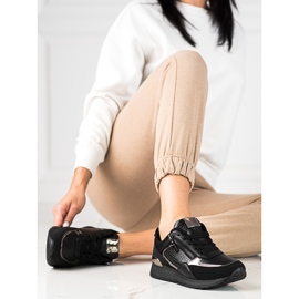 Tênis feminino na plataforma Shelovet preto 2