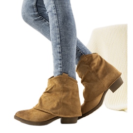 Botas de cowboy femininas marrons Belloci castanho 1