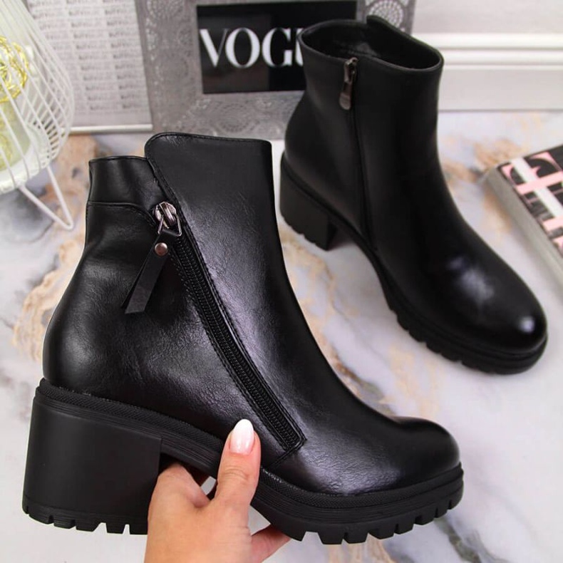 Botas pretas Vinceza W JAN139A preto 1