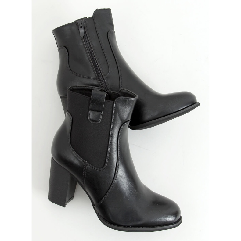 Botas pretas de salto alto Finestra preto 1