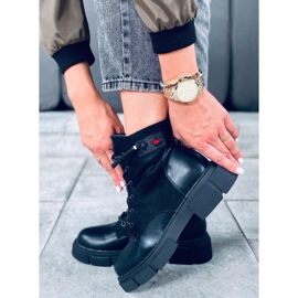 Botas Provo Black com sola grossa preto 1 Botas Provo Black com sola grossa preto 1