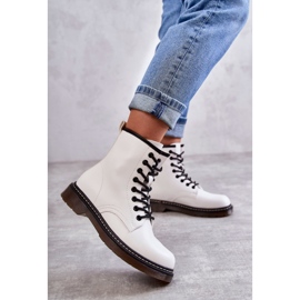 PG1 Botas Femininas Botas Combinadas Brancas Lavita branco 1