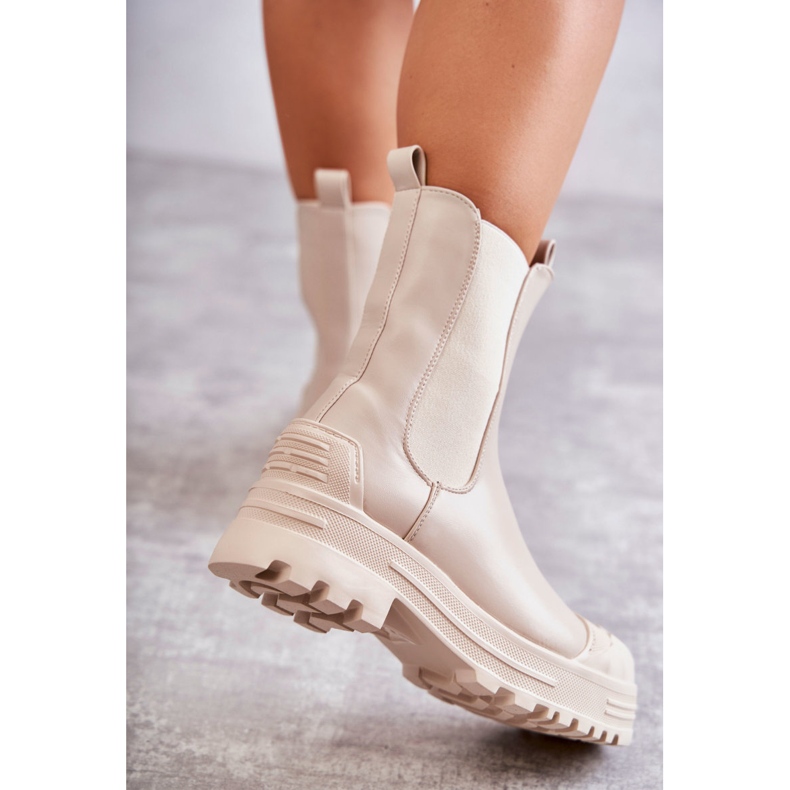 PG1 Botas Bassti Bege Clássicas para Trabalhadores Clássicos 2