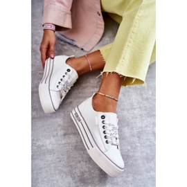 Tênis feminino baixo Big Star KK274014 Branco 2