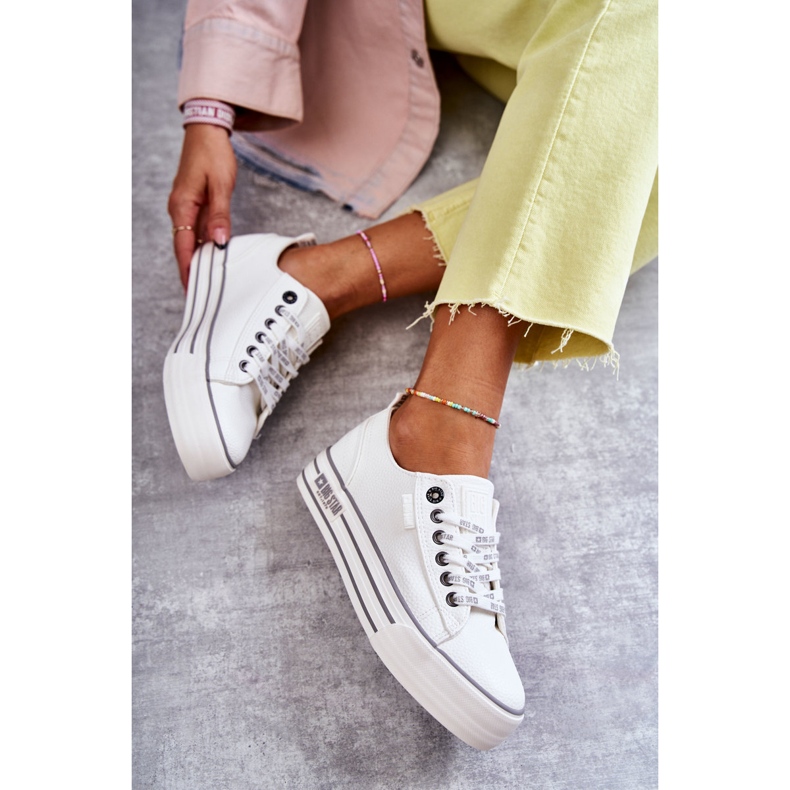 Tênis feminino baixo Big Star KK274014 Branco 2