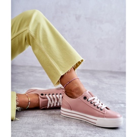 Tênis feminino baixo Big Star KK274016 Rosa 1