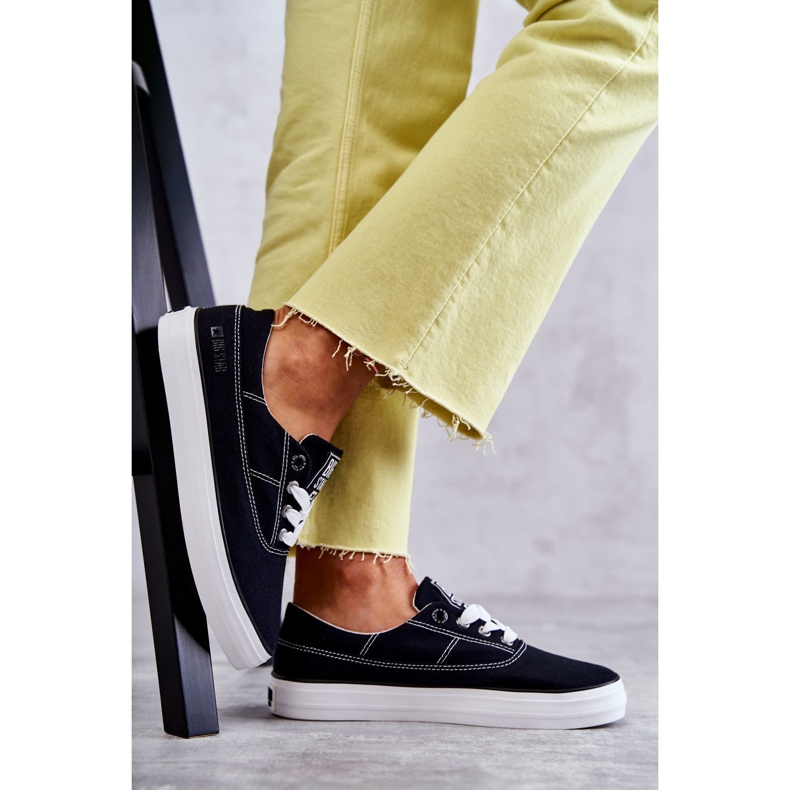 Tênis feminino de pano Big Star KK274019 preto 1