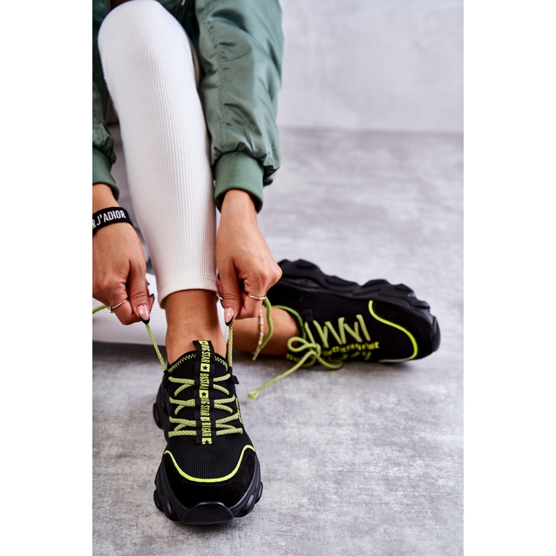 Tênis feminino Memory Foam System Big Star KK274028 Preto 1