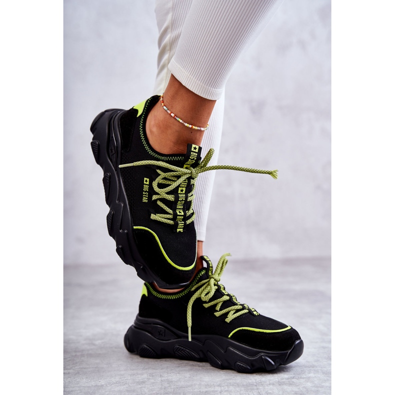 Tênis feminino Memory Foam System Big Star KK274028 Preto 2