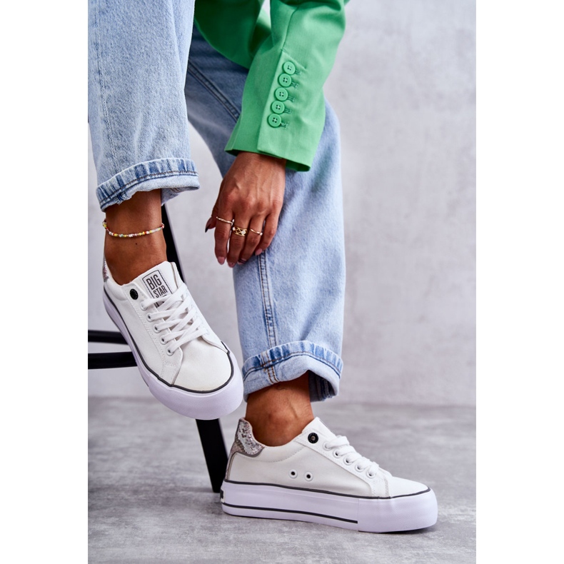 Tênis Feminino Material Big Star KK274037 Branco 1