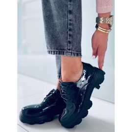 PA1 Mocassim Pragma Black com solado alto preto 1