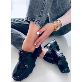 PA1 Mocassim Pragma Black com solado alto preto 2