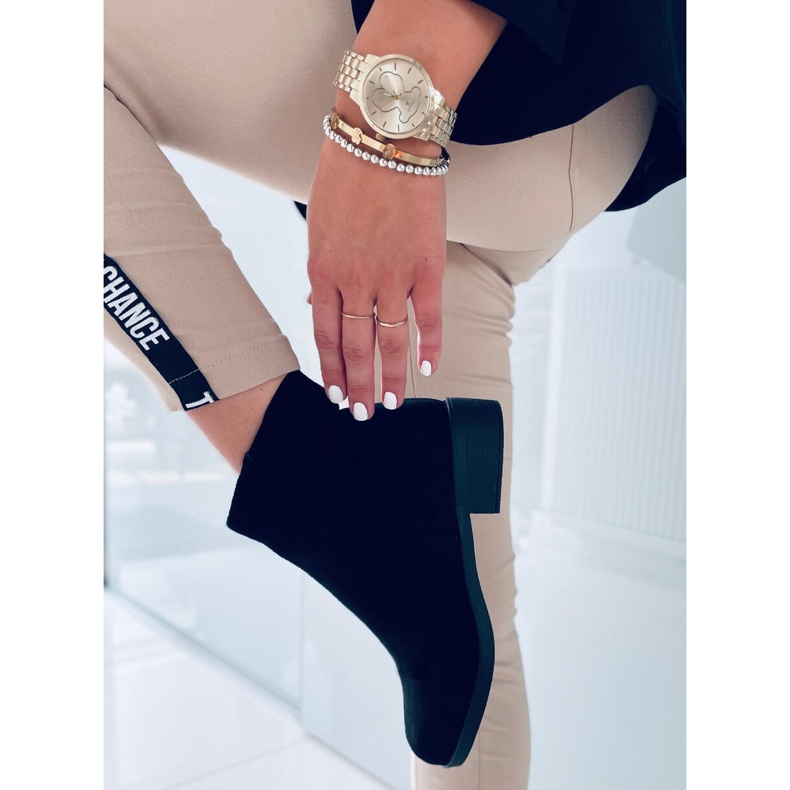 PA1 Chelsea de camurça feminino chuteira Verbe Black preto 1