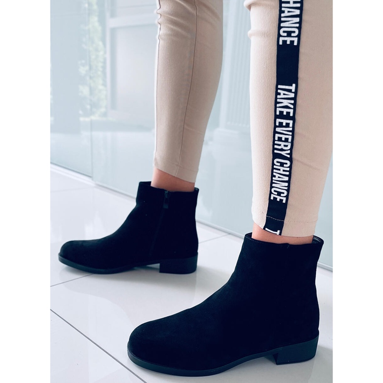 PA1 Chelsea de camurça feminino chuteira Verbe Black preto 2