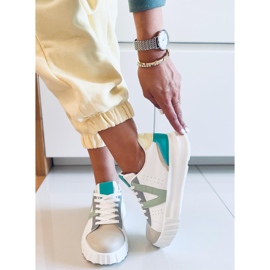 PA1 Tênis feminino Melody Bege branco 2