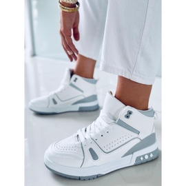 PA1 Liam Grey Tênis de tornozelo branco cinza 1