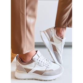 PA1 Nimue Khaki treinadores bege 1