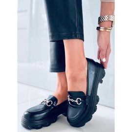 PA1 Mocassins de sola alta Eloise Black preto 1