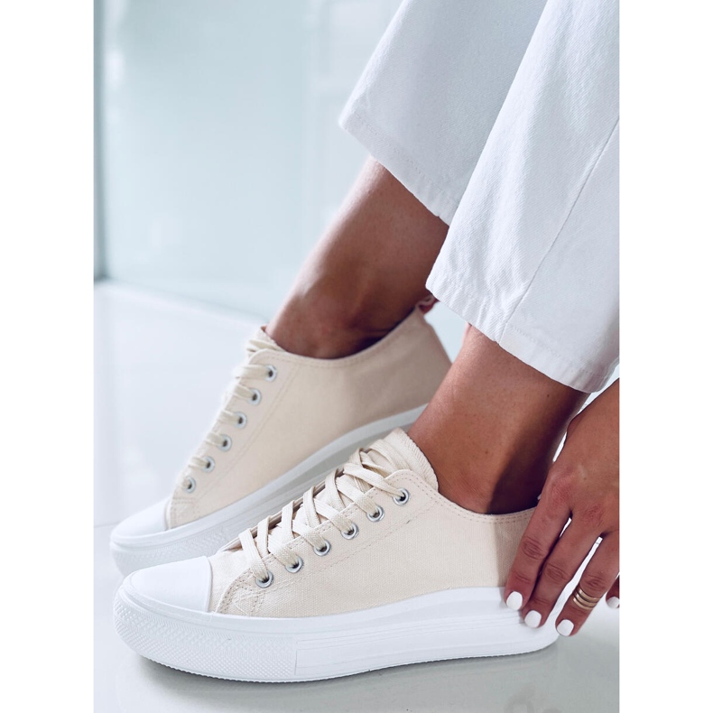 Tênis feminino Ebbe bege 2