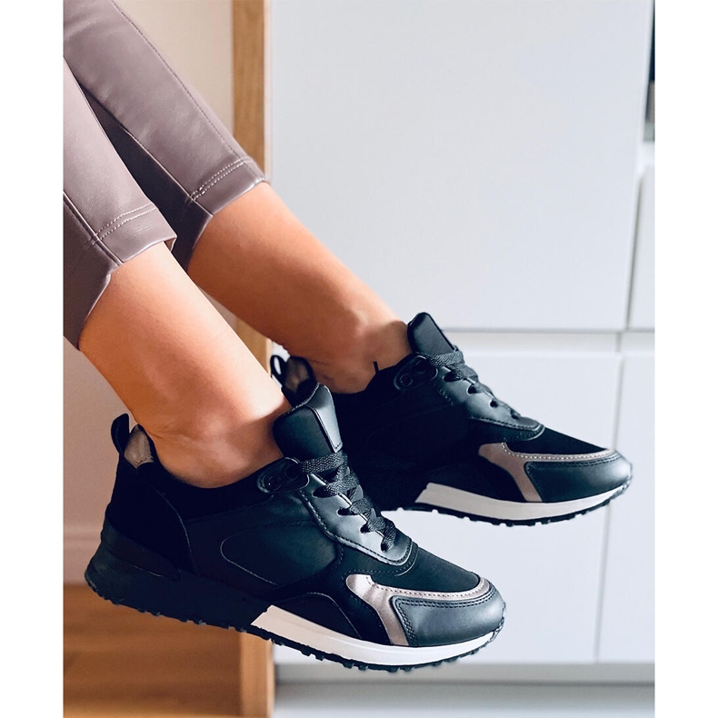 PA1 Tênis esportivo feminino Midge Black preto 1