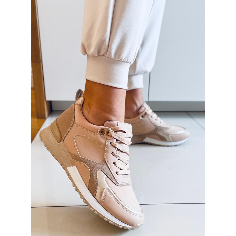 PA1 Tênis esportivo feminino Midge Khaki bege 2