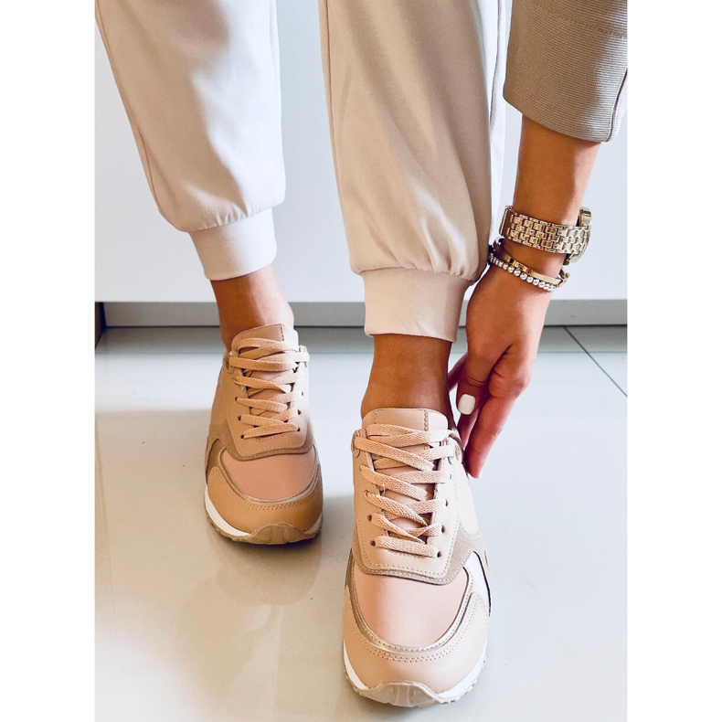 PA1 Tênis esportivo feminino Midge Khaki bege 1