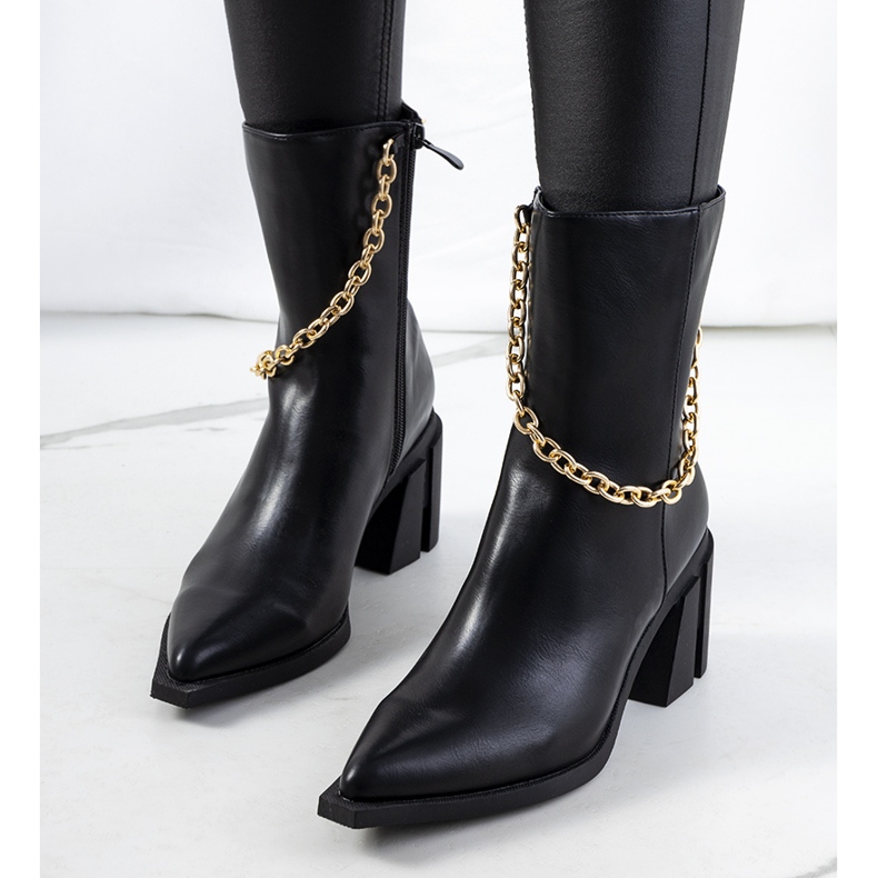 Botas de cowboy pretas Massa preto 1