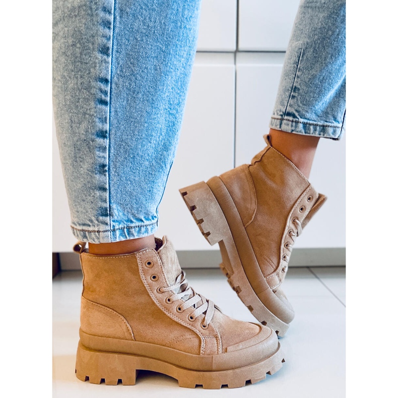 PA1 Tênis de trekking Baghra Khaki bege cáqui 2