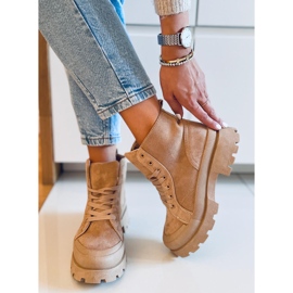 PA1 Tênis de trekking Baghra Khaki bege cáqui 1