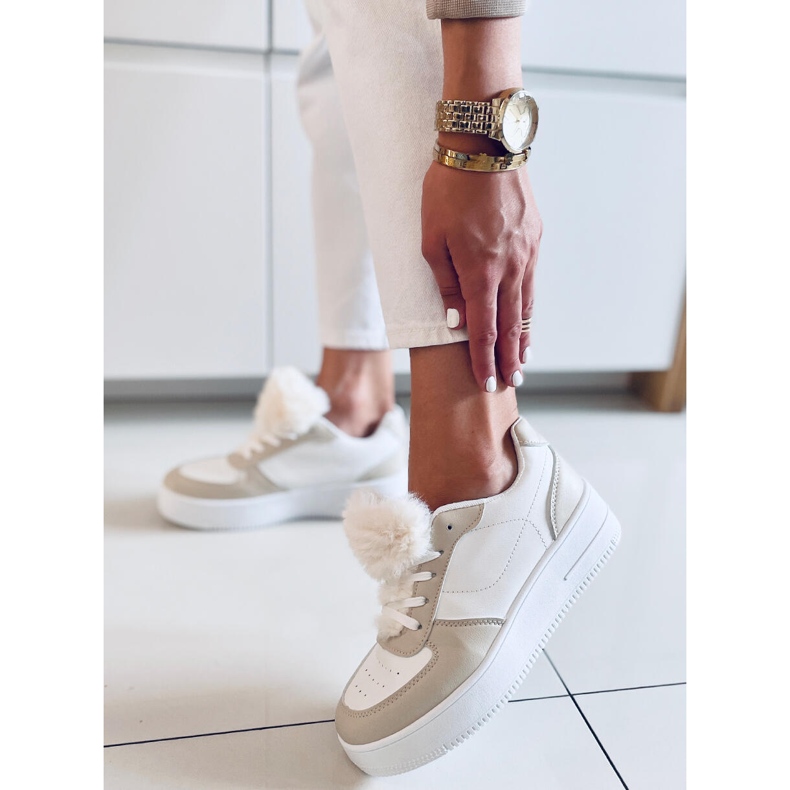 PA1 Lilith Tênis feminino bege branco 2